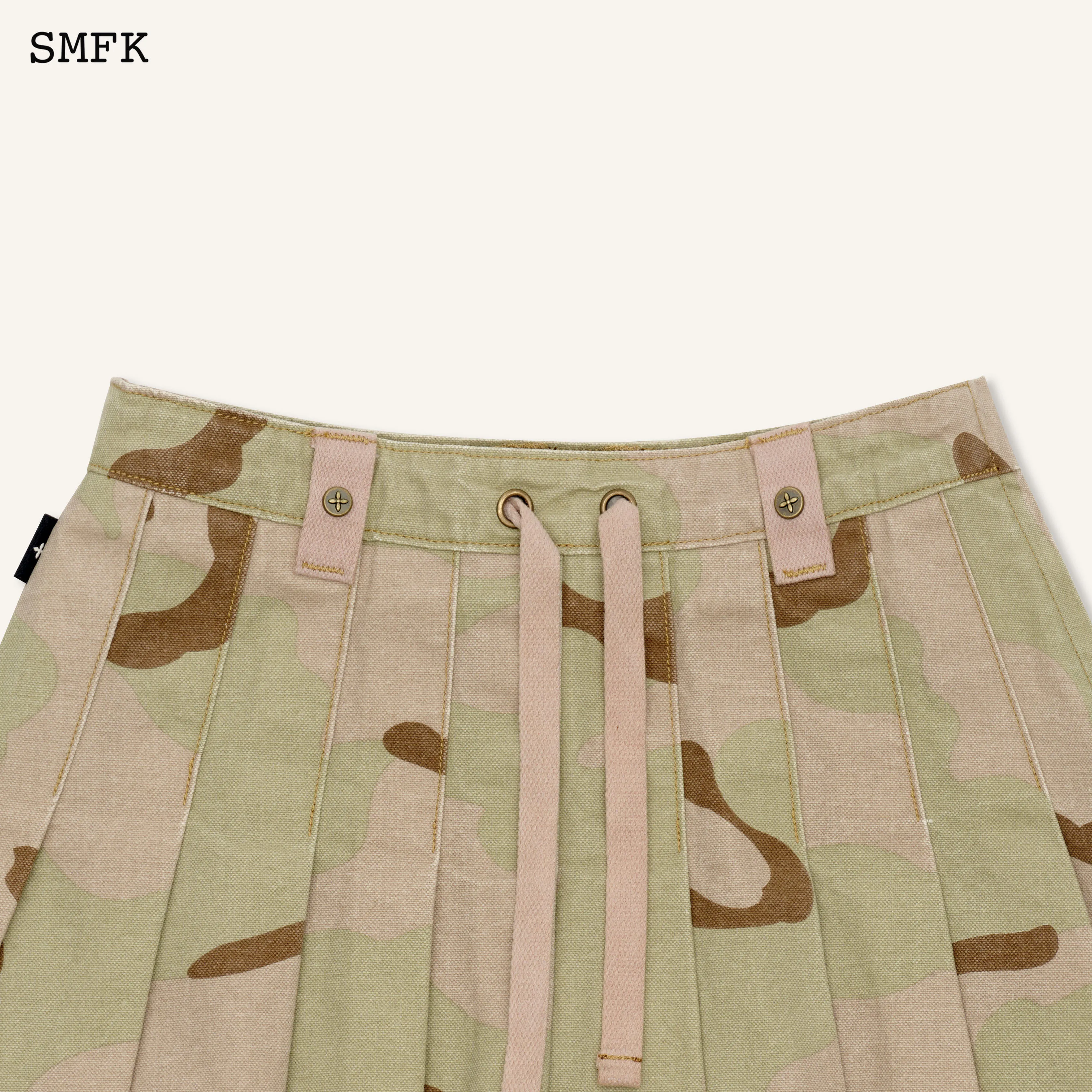 WildWorld Desert Camouflage Pleated Mini Skirt